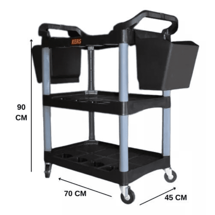 Carrinho Porta Ferramentas Estetica Automotiva Kers Pro Work - Imagem 2