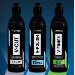 KIT SISTEMA VHP VOXER HYBRID POLISH V-CUT, V-POLISH E V-FINISH 500ML VONIXX