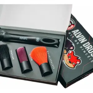 Kit de Pinceis de Detalhamento Alvin Drush 3X1 - Dub Boyz
