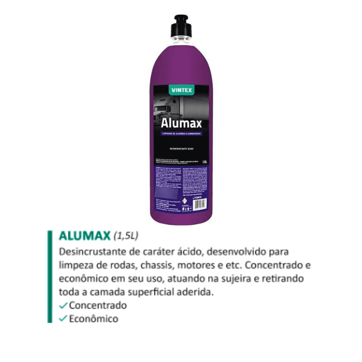 ALUMAX 1,5L - LIMPADOR DE ALUMINIO - VONIXX / VINTEX - Imagem 2